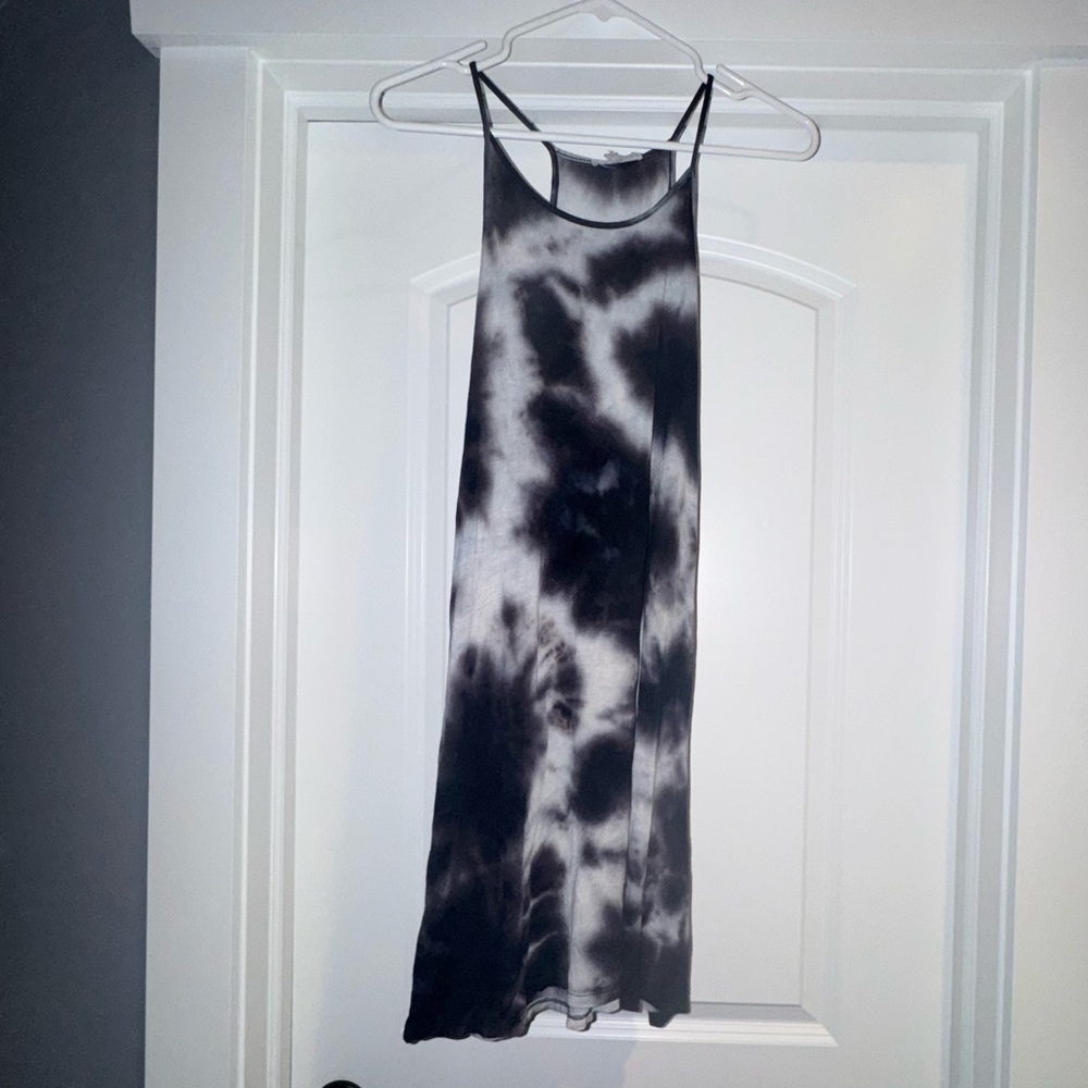 Rolla Coster Black and White Tie-Dye Dress